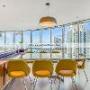 Hardwood Floors installation project, Space: kitchen/dining. Miami Beach, Florida.Martinez Wood Floors Inc.