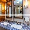 Wood Accent to bathroom. Coral Gables, Florida.Martinez Wood Floors Inc.