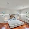 Exotic Hardwood Flooring installation project. Space: Bedroom. Coral Gables, Florida.Martinez Wood Floors Inc.