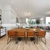 Hardwood Floors installation project. Space: kitchen. Miami Beach, Florida.Martinez Wood Floors Inc.