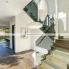 Engineered Oak Staircase installation project. Miami, Florida. Martinez Wood Floors Inc.