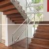 Solid Wood stair installation project in Miami Beach, Florida.Martinez Wood Floors Inc.