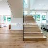 Wood Stair built in Coral Gables, Florida.Martinez Wood Floors Inc.