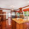 Exotic Wood Floors refinishing project, Space: Kitchen, Coral Gables, Florida.Martinez Wood Floors Inc.