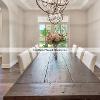 Engineered Hardwood Floors installation. Space: Dining. Coral Gables, Florida. Martinez Wood Floors Inc.