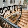 Solid Hardwood Stair Installation project. Coral Gables, Florida.Martinez Wood Floors Inc.